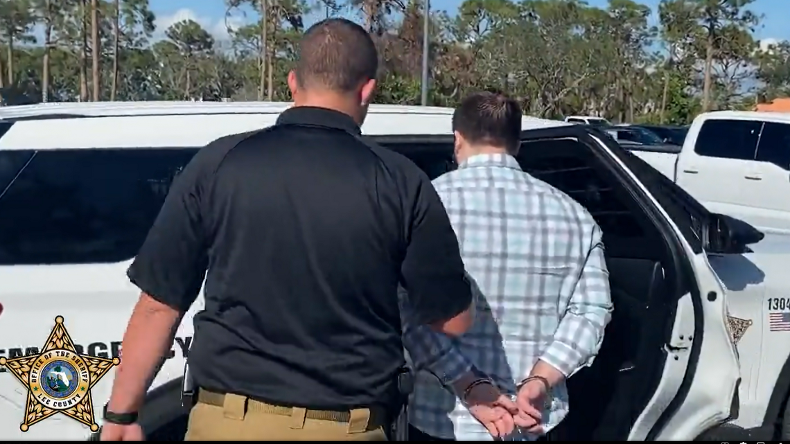 Two correction officers in Lee County, Florida, are accused of scalding three inmates with hot water, the sheriff says.