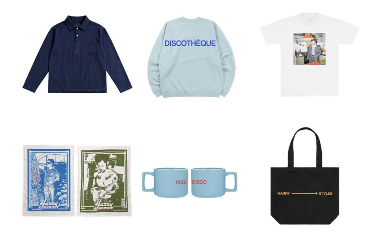Harry Styles merchandise will be available at pop-up shops promoting his “Kiss All the Time. Disco, Occasionally” album March 6-8 worldwide and in Miami.