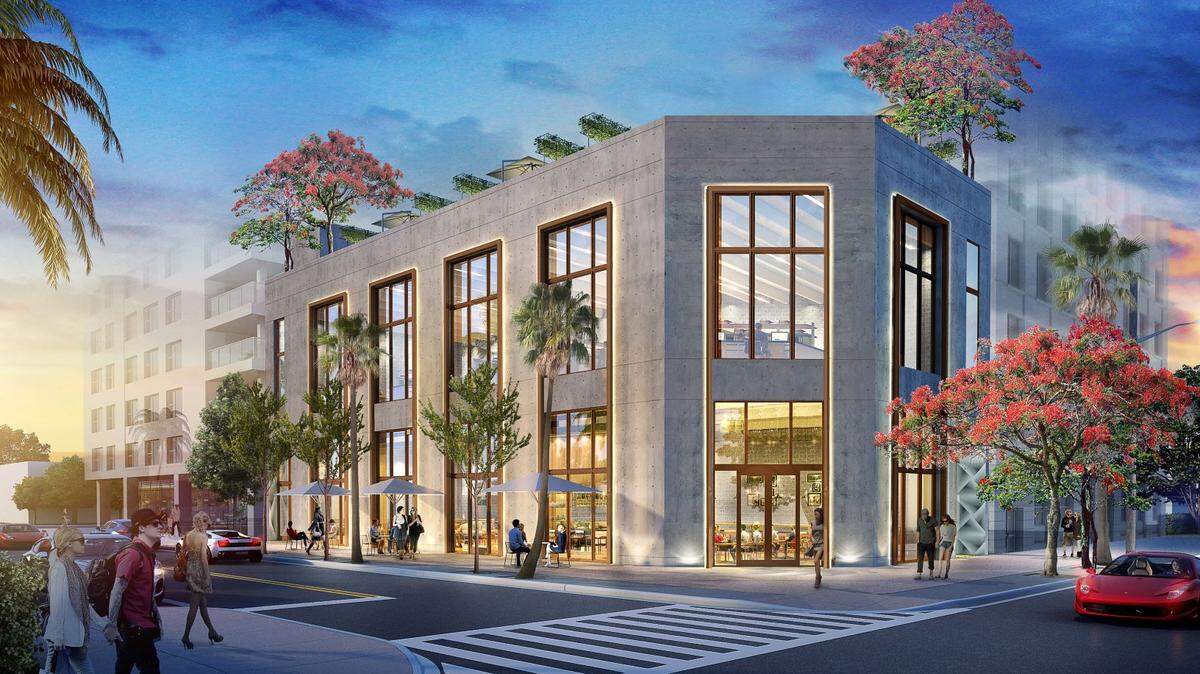 A rendering is shown above of the two-story, 15,000-square-foot commercial building Fortis Design + Build will develop at 2734 NW First Ave.