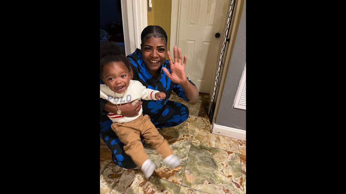 Tiarra Holliday and her son, Deagoo, were victims of a Fort Lauderdale drive-by shooting. Holliday died, but her son survived. Photo provided by Shontrelle Holliday.