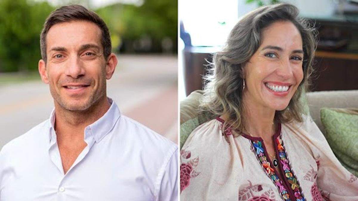 Miami Beach Commission Group VI candidates Joe Magazine and Marcella Novela