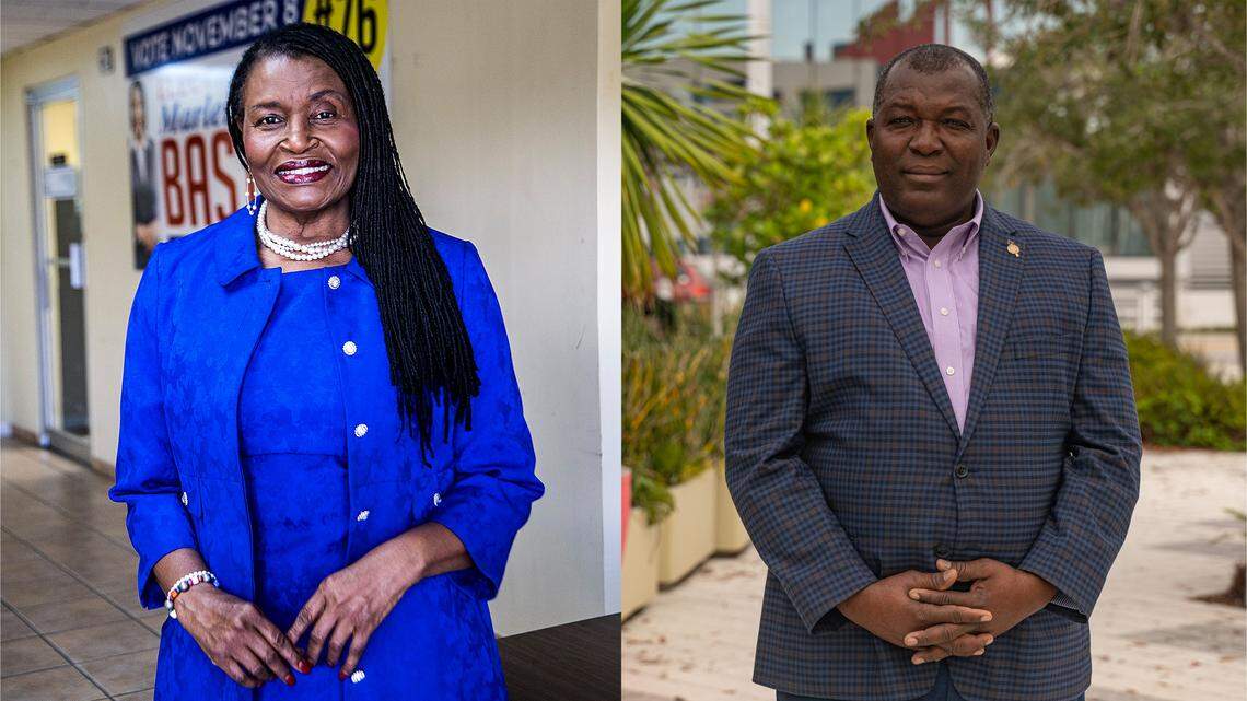 Marleine Bastien, director of the Family Action Network Movement, and Philippe Bien-Aime, mayor of North Miami, are competing in the Nov. 8 runoff for the District 2 seat on the Miami-Dade County Commission, currently held by the term-limited Jean Monestime.