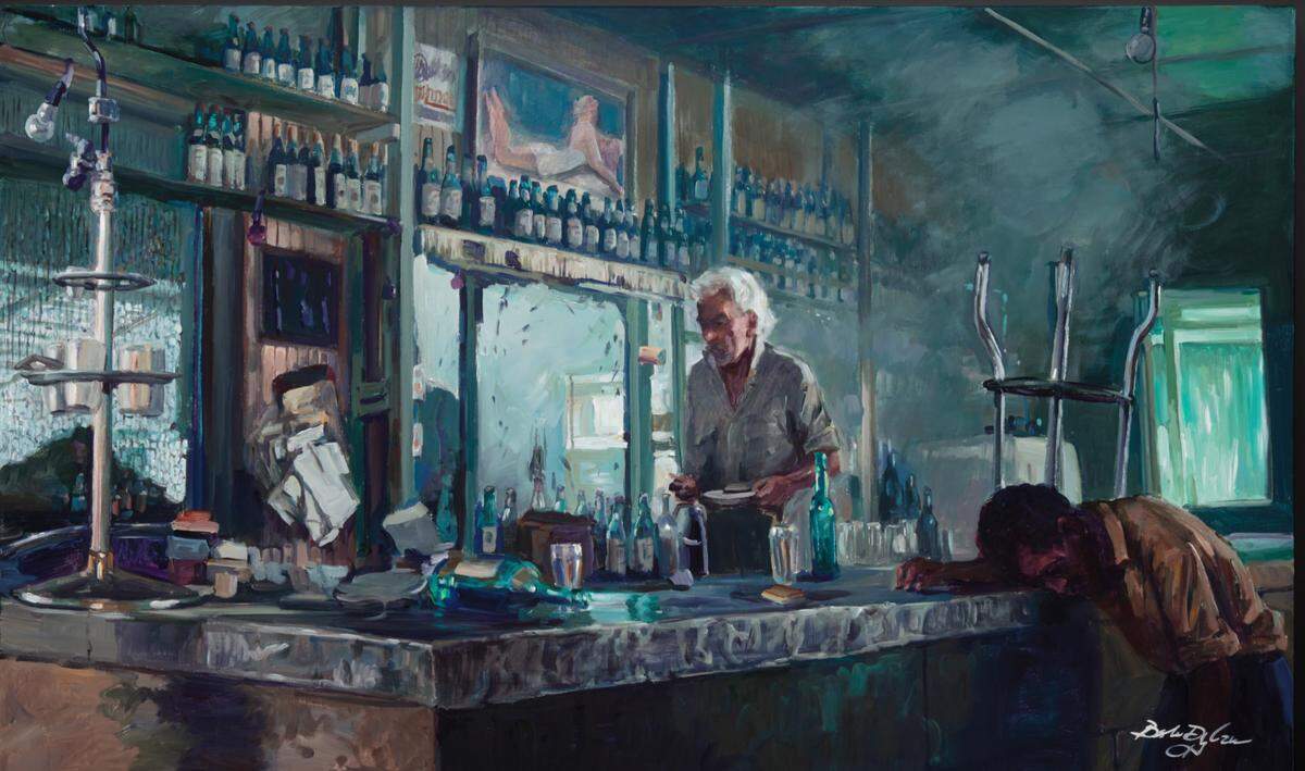 “Retrospectum,” the largest-ever show of Bob Dylan’s artwork in the U.S., opens Nov. 30 at the Frost Art Museum at FIU. It includes his painting “One Too Many.”