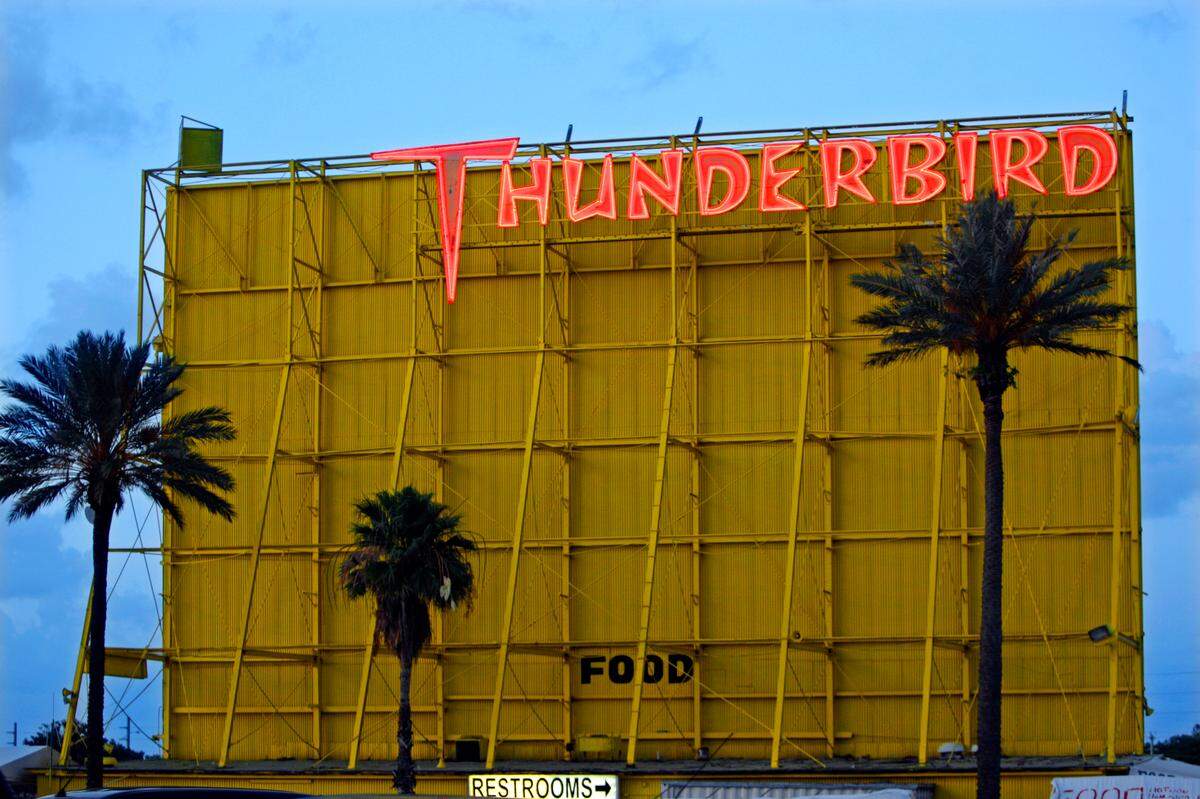 In 2009, the Swap Shop Thunderbird Drive-In Theater near Fort Lauderdale had 14 screen’s.