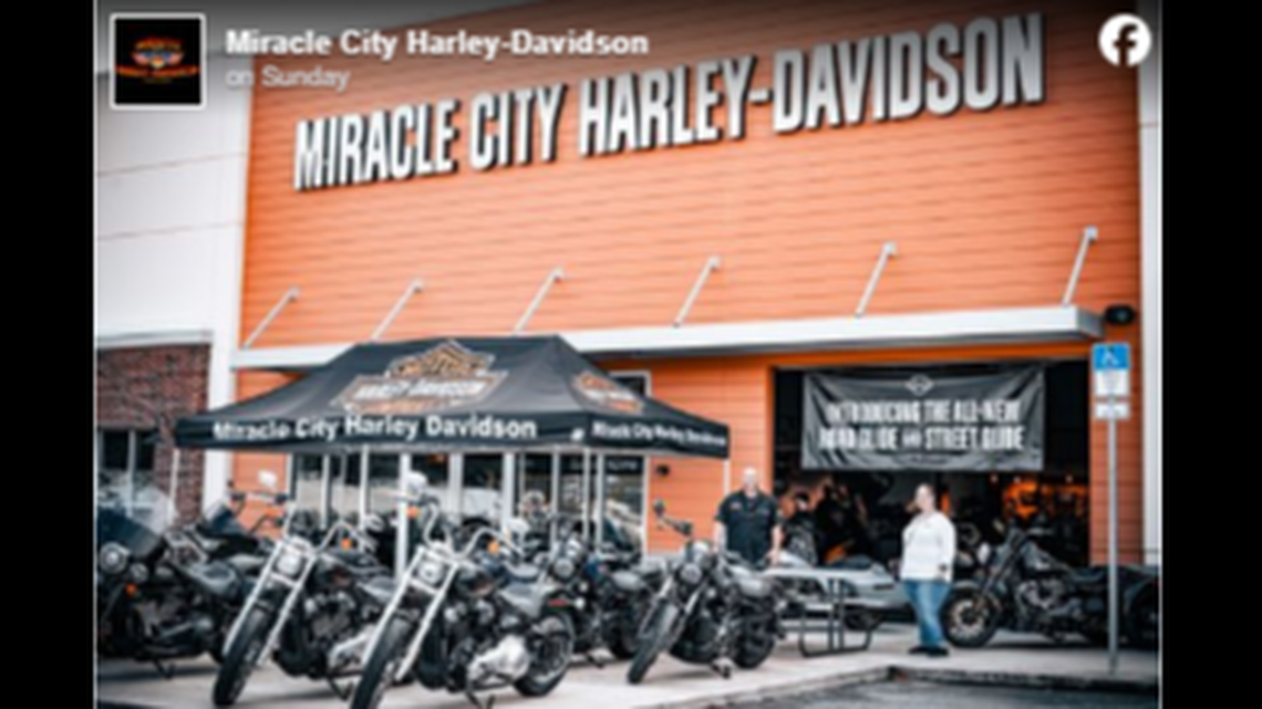 The crash happened near Miracle City Harley-Davidson in Titusville, Florida, police said in a news release.
