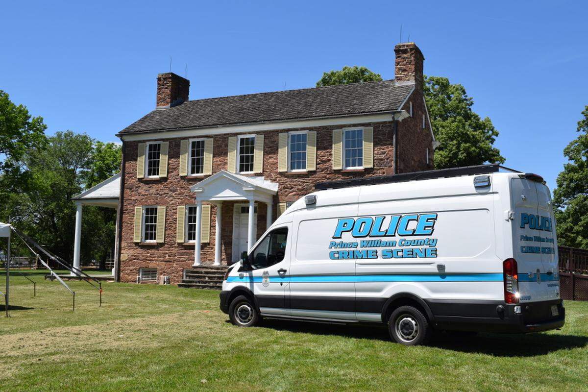 Stains found at the Ben Lomond House in Manassas, Virginia, proved to be blood under forensic testing, officials say.