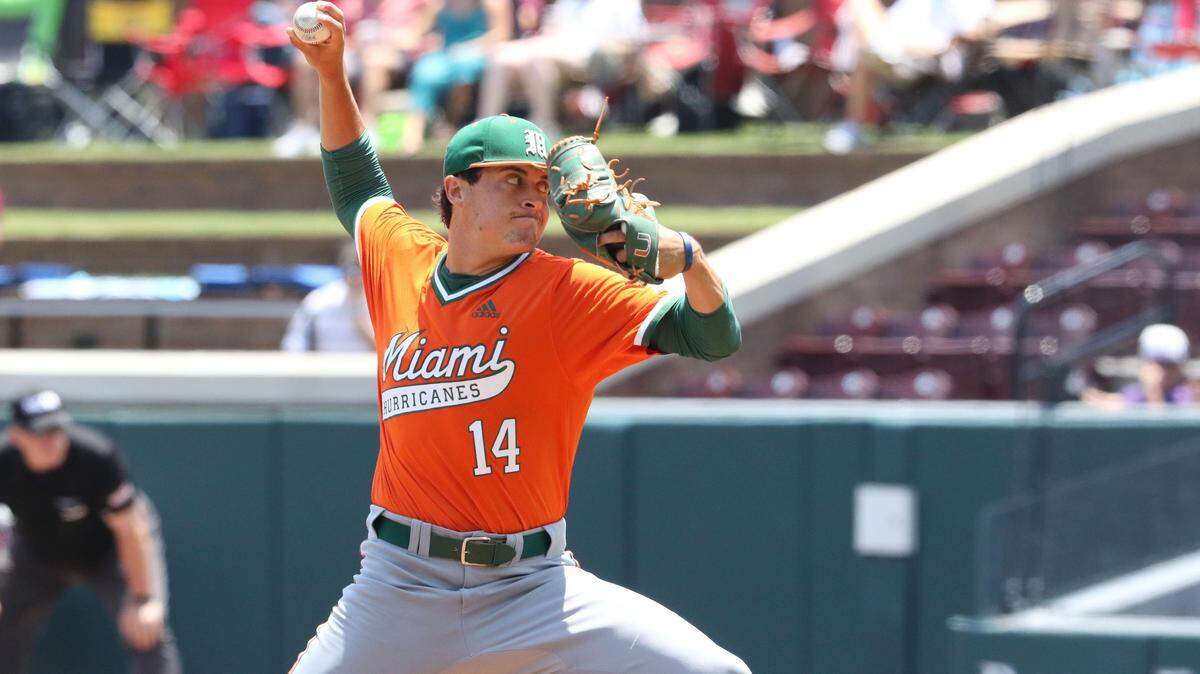 UM starter Evan McKendry pitched four scoreless innings against Southern and could be used again Sunday or Monday if needed.