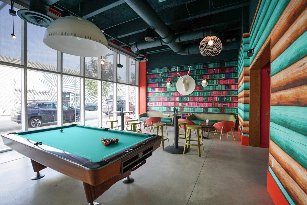 Wanna play pool? You can play pool.