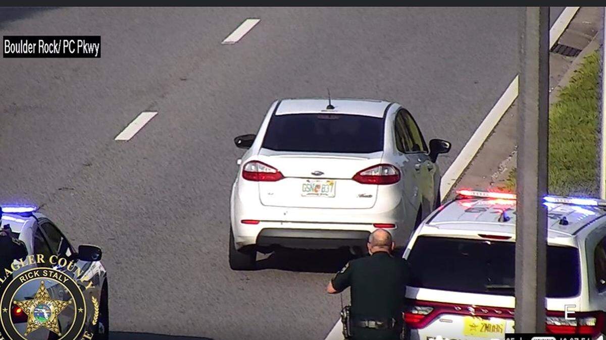 A Central Florida man was arrested for pointing gun at another driver in traffic, according to the Flagler County Sheriff’s Office
