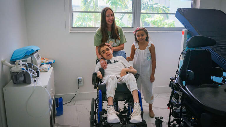 What she does for love: Caring for her son who is losing his ability to walk and talk