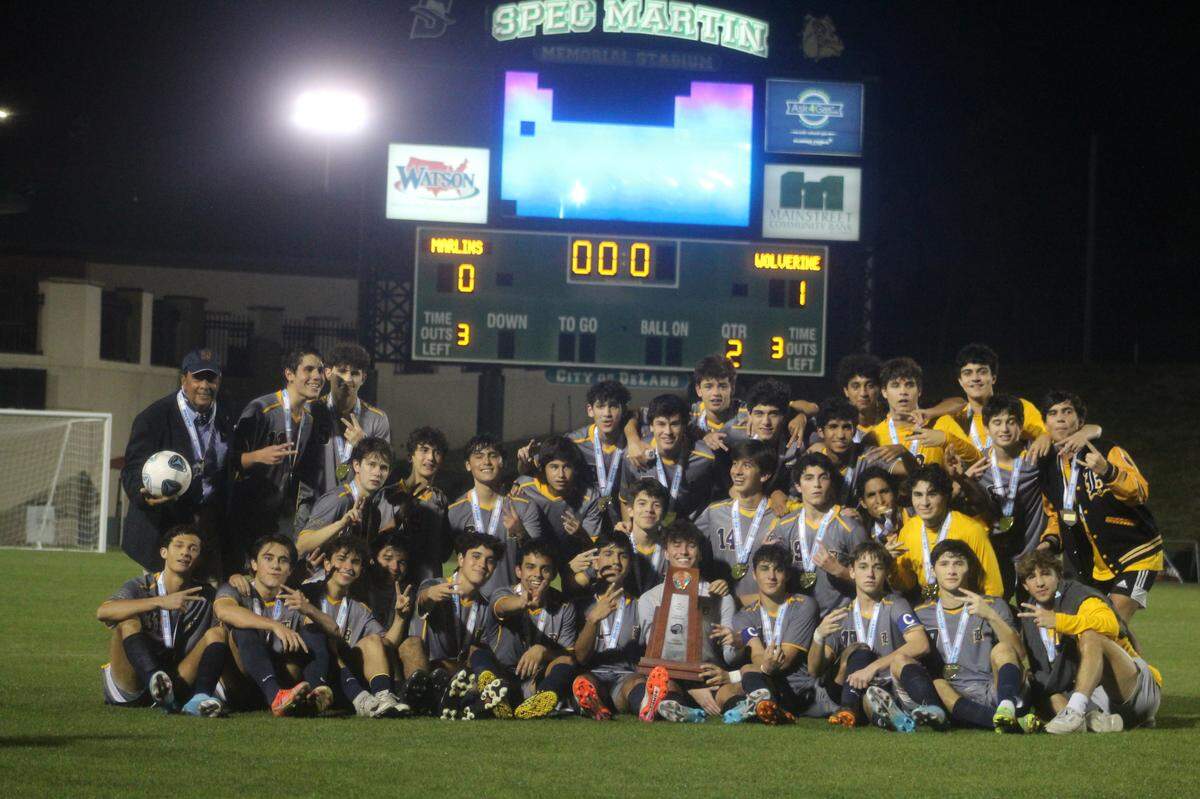 Belen Jesuit’s boys soccer team celebrated back-to-back state championships after beating Panama City Arnold on Saturday night in DeLand.