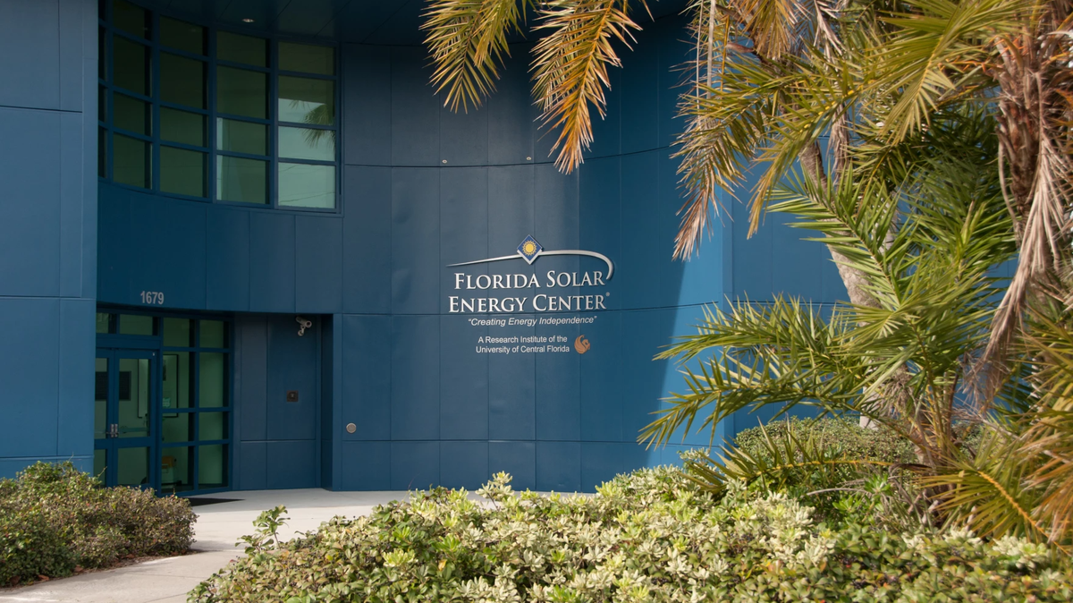 The state legislature designated the Florida Solar Energy Center in Cocoa as the state’s energy research institute in 1975.