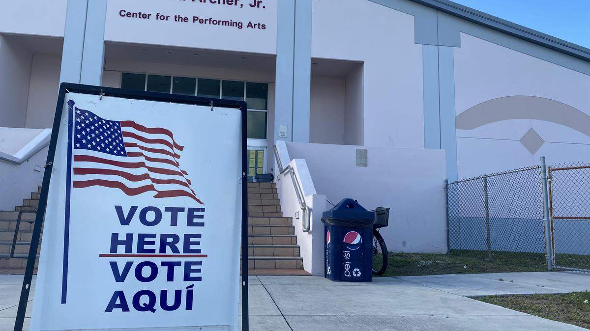 Glynn R. Archer, Jr. Center for the Performing Arts was one of the polling places in the Florida Keys during the Tuesday, March 17, 2020, primary election.