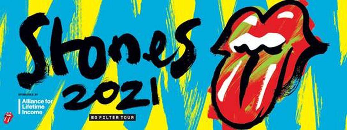 The Rolling Stones’ No Filter 2021 Tour logo.