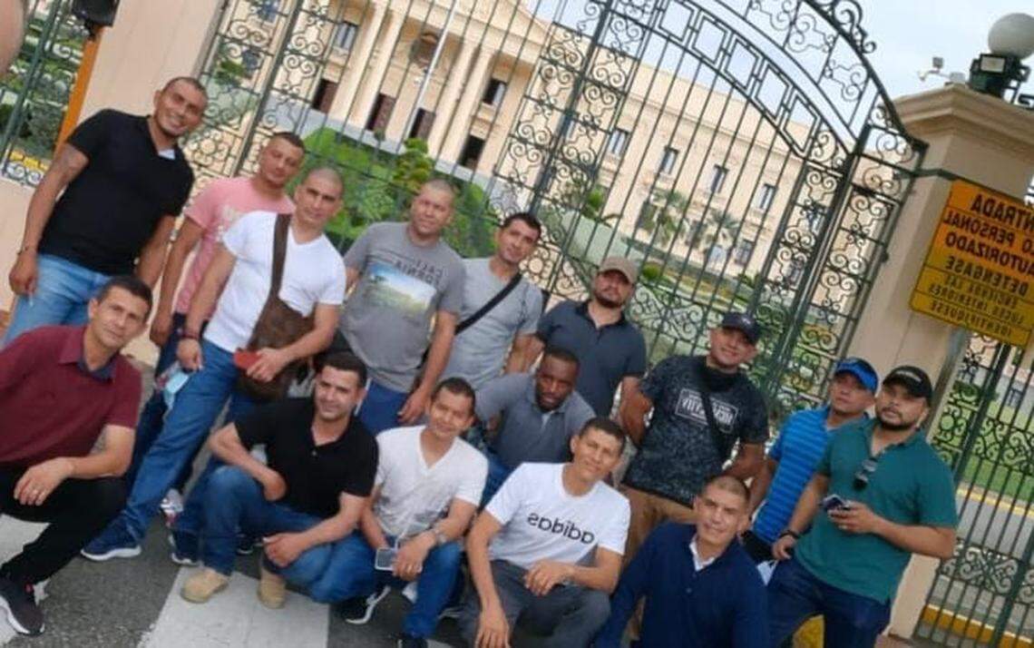 Before being implicated in the July 7, 2021, assassination of Haitian President Jovenel Moïse, a group of Colombian nationals with military experience posed for a photo in the Dominican Republic. They said they thought they had been hired for a security assignment.