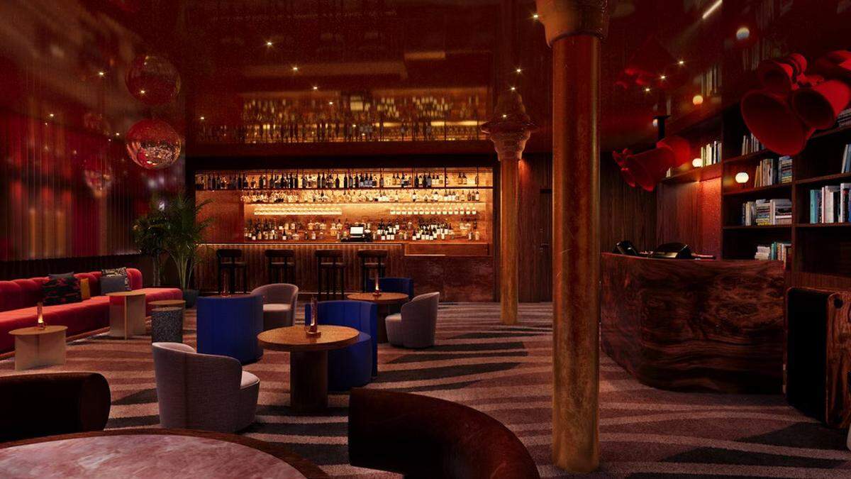 A rendering of the indoor lounge area that will be part of the new Fooq’s restaurant in Miami.