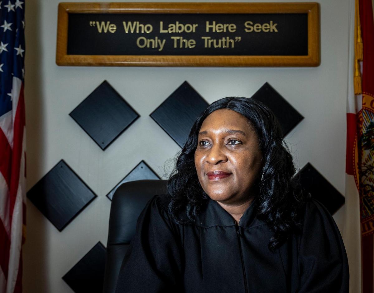 Miami, Florida, February 7, 2022 - The Honorable Chiaka Ihekwaba, Miami-Dade County Judge at Eleventh Judicial Circuit of Florida.
