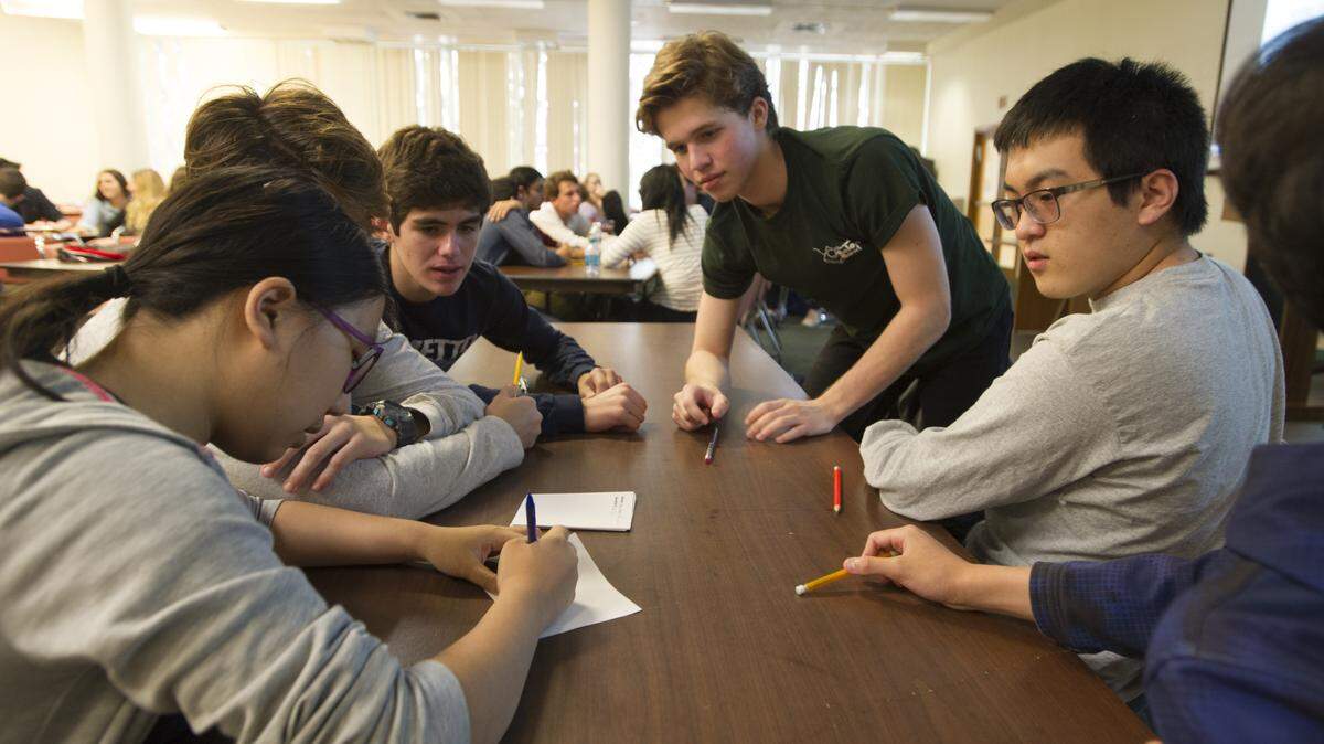 Students work in teams to complete written, oral and laboratory tasks as they compete for the top distinctions during the 17th annual Chemistry and Physics Tournament hosted by Barry University for 150 local high school students. Miami Palmetto High School and Ransom Everglades High School placed first overall in the chemistry and physics competitions, respectively.
