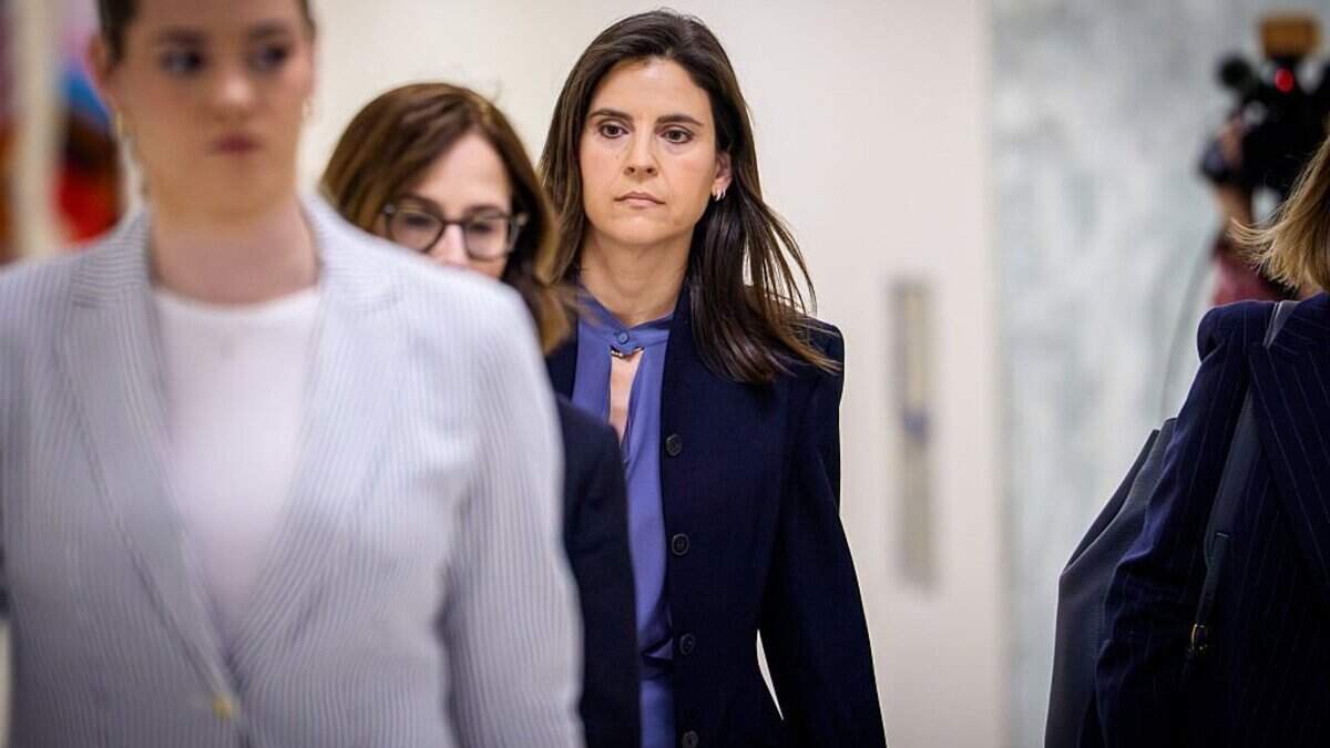 Jeffrey Epstein's former assistant Sarah Kellen arrives to testify at a closed-door interview with the House Oversight Committee on Capitol Hill on May 21, 2026, in Washington, DC. Kellen testified that Epstein arranged to have cash and Disney tickets delivered to one of the Palm Beach County Sheriff’s deputies who worked in the jail when Epstein was incarcerated, according to a transcript of her testimony.