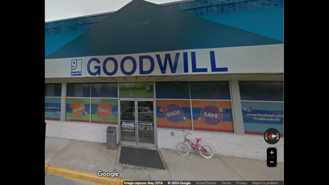 A box of donations to this Goodwill store in Stafford, Virginia, ignited a strange call for help, after staff found a 4-foot snake slithering inside, officials say.