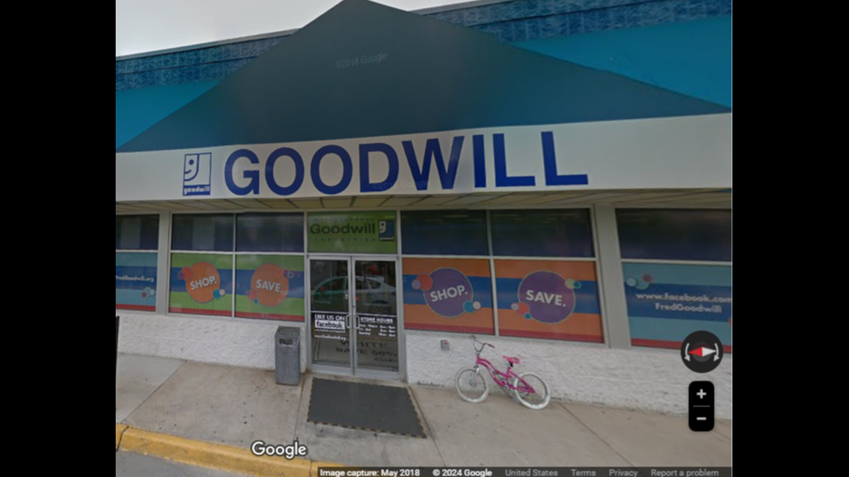 A box of donations to this Goodwill store in Stafford, Virginia, ignited a strange call for help, after staff found a 4-foot snake slithering inside, officials say.