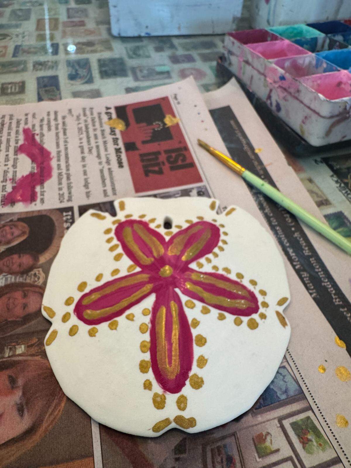 Pick your palette and paint a sand dollar souvenir at this whimsical beachside boutique on Anna Maria Island.