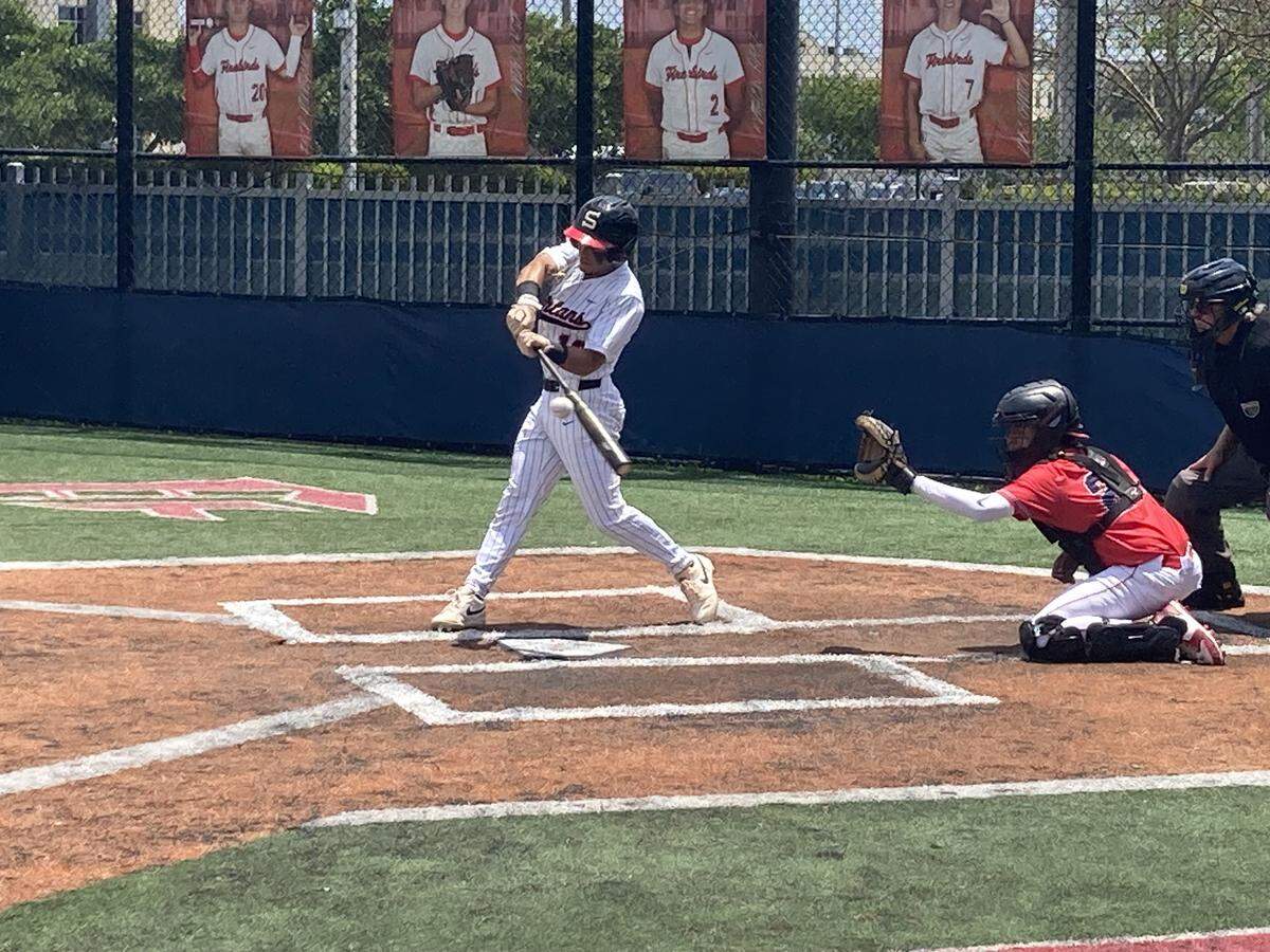 Southridge’s Chris Gonzalez led off the game with a home run over the right field fence to help the Spartans beat Doral in a Region 4-6A semifinal series.