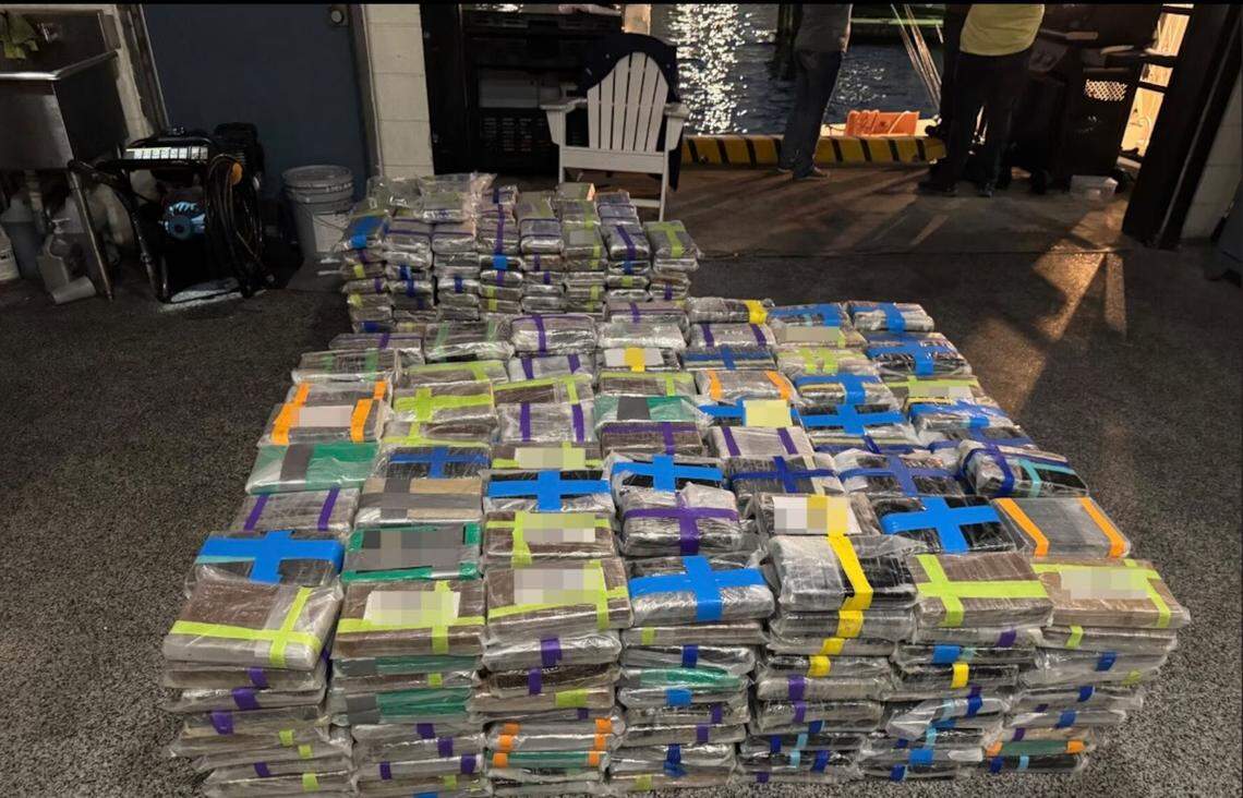 Coast Guard and CBP seized about 3,715 pounds of cocaine worth $28 million from the “Best Bet,” a 65-foot vessel, near Government Cut off Miami Beach; three men were arrested.