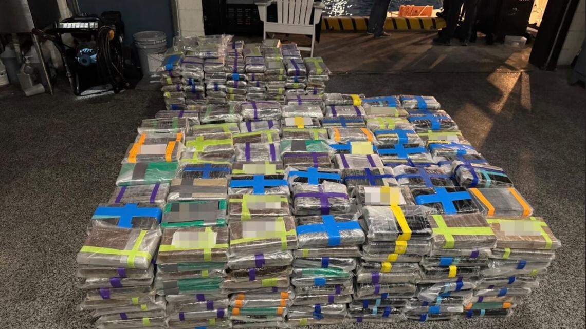 Coast Guard and CBP seized about 3,715 pounds of cocaine worth $28 million from the “Best Bet,” a 65-foot vessel, near Government Cut off Miami Beach; three men were arrested.