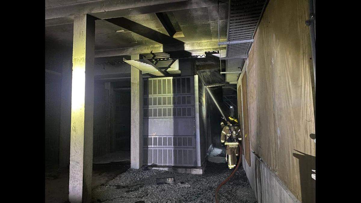 Miami Beach Fire Rescue after a Saturday night fire at the FPL Collins Avenue substation that took out power to 7,000 residents.