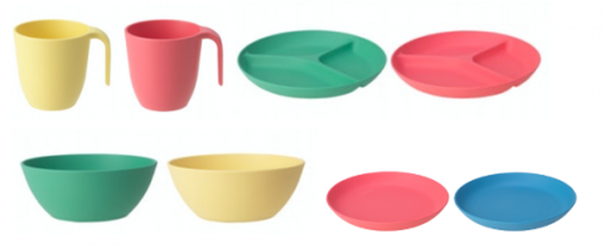Some of IKEA’s recalled Heroisk dishes