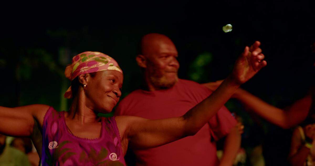 A scene from “Mountains,” a film that depicts Miami’s Hiatian community and the Little Haiti neighborhood as it deals with gentrification.
