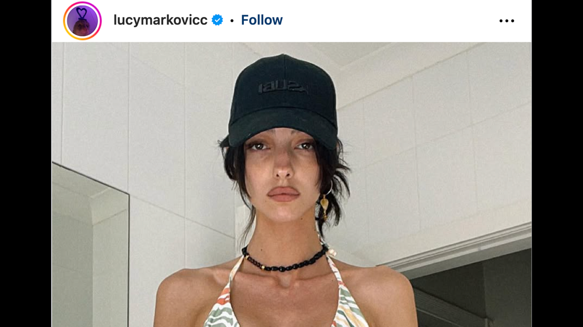 The star of “Australia’s Next Top Model,” Lucy Markovic, has died.