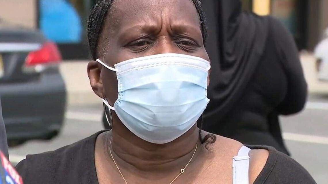 A mom says she begged police to “stop shooting” her son outside a store in New Jersey. Police were called to a man inside the store with a gun, a prosecutor said.