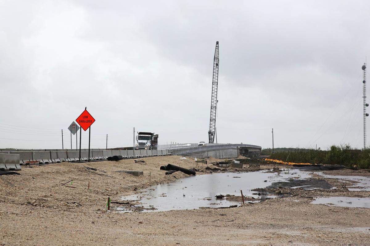 A 2.6 mile stretch of the Tamiami Trail is being elevated to help move more water south into Everglades National Park., following the construction of a one-mile bridge in 2013. The two stretches will accommodate increased water flow from two projects nearing completion nearly three decades after they were drafted, which set the stage for reviving wilting marshes.