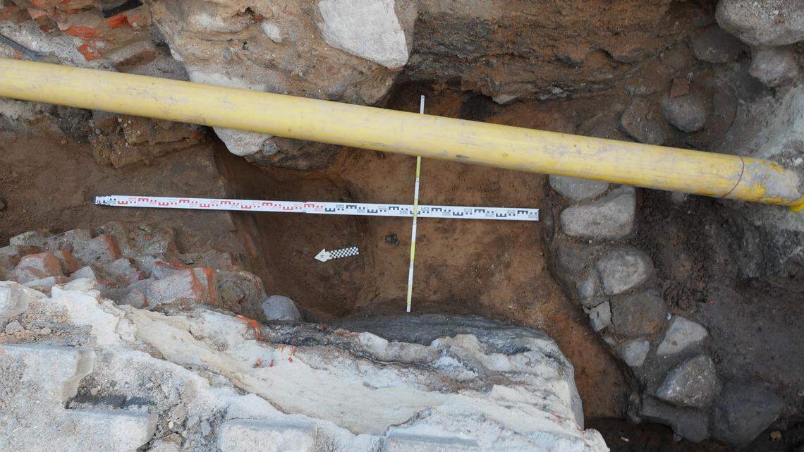 Archaeologists found an unexpected trove of silver treasures buried next to a main road in Poland, officials said.