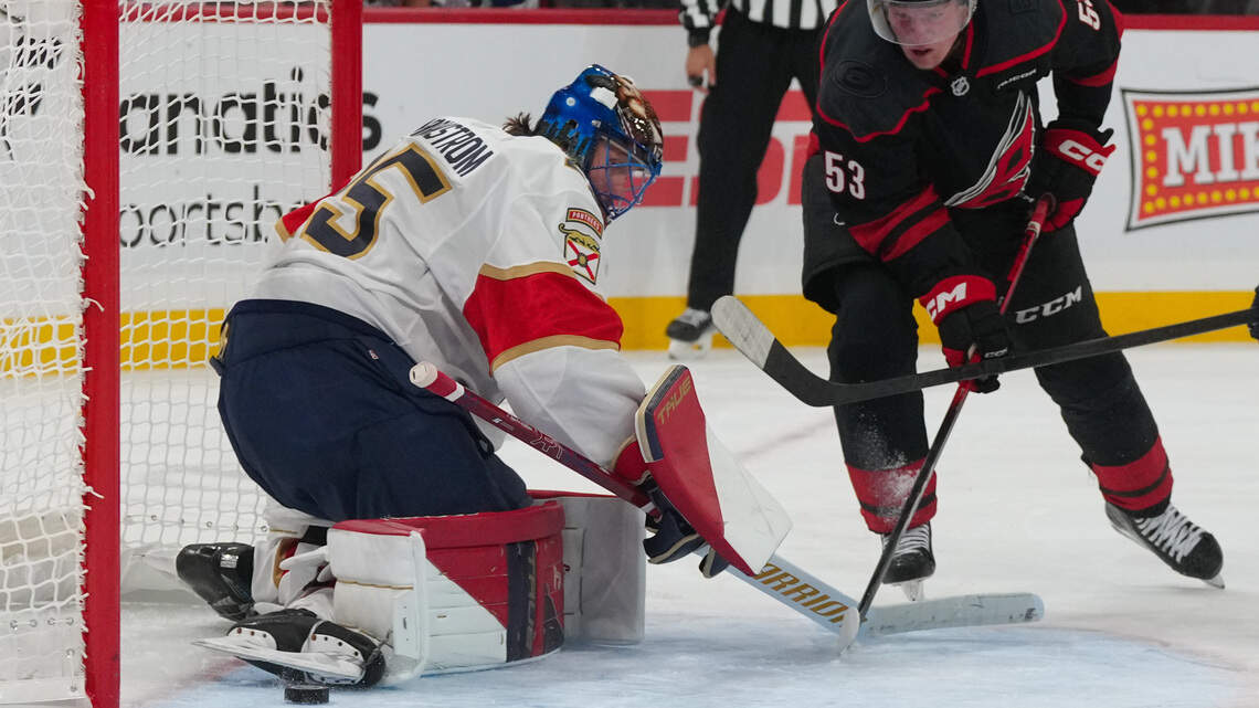 ‘It’s good to be back’: Markstrom shuts out Hurricanes in Florida Panthers return