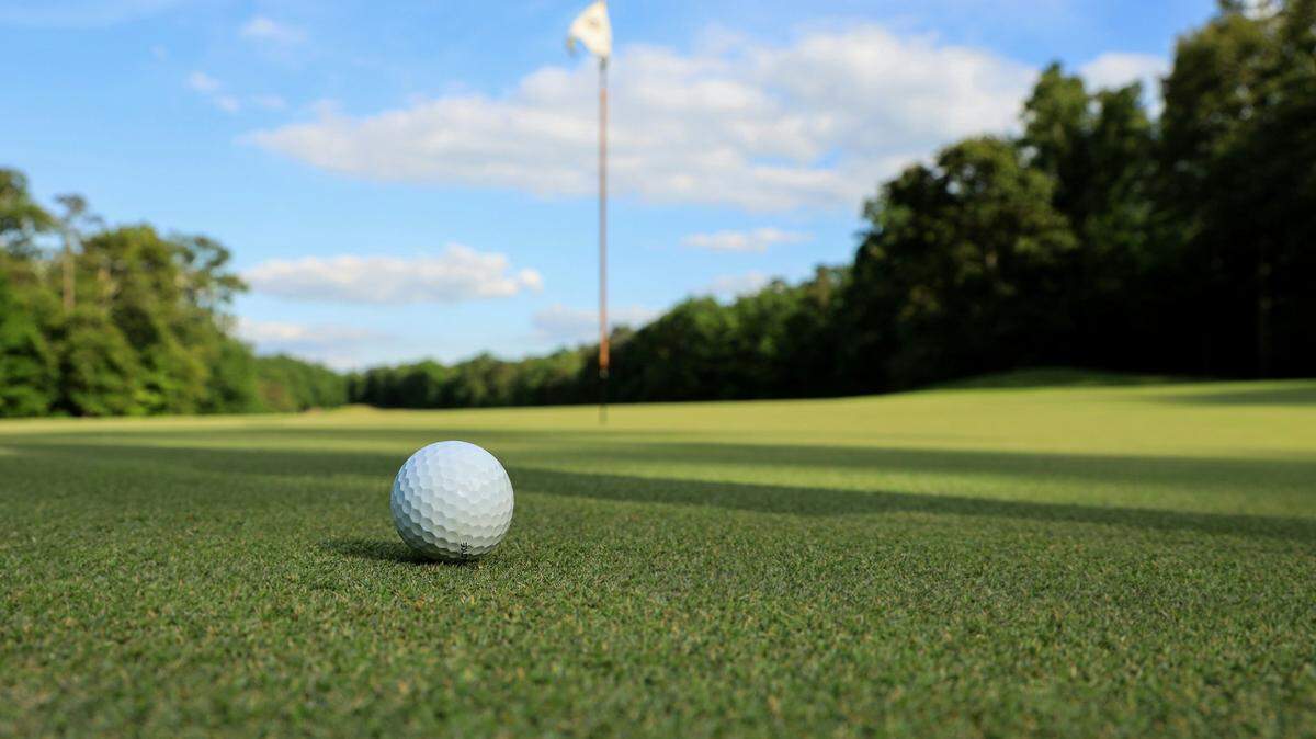 The rare creatures were filmed traversing a Florida golf course, the video shows.