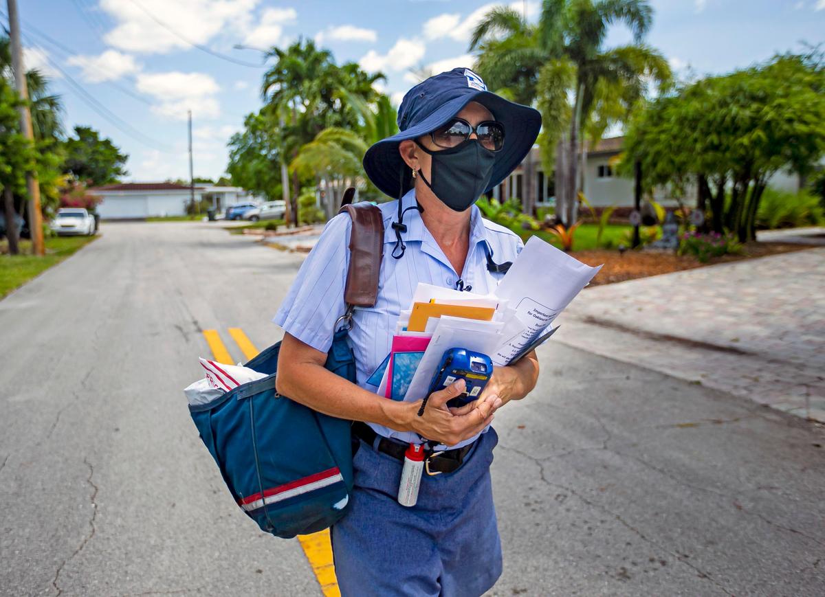 Sharon Stroh, letter carrier, United States Postal Service.