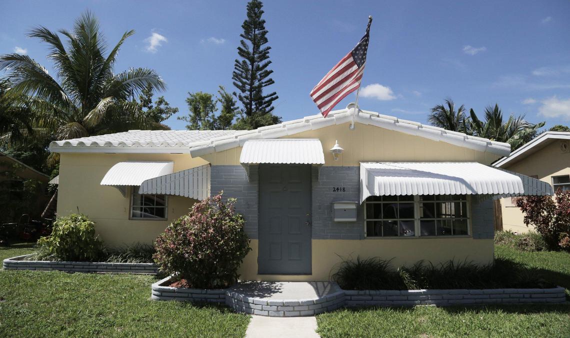 This three-bedroom, two-bathroom house on Scott Street in Hollywood listed for $295,000. It sold after two months on the market.