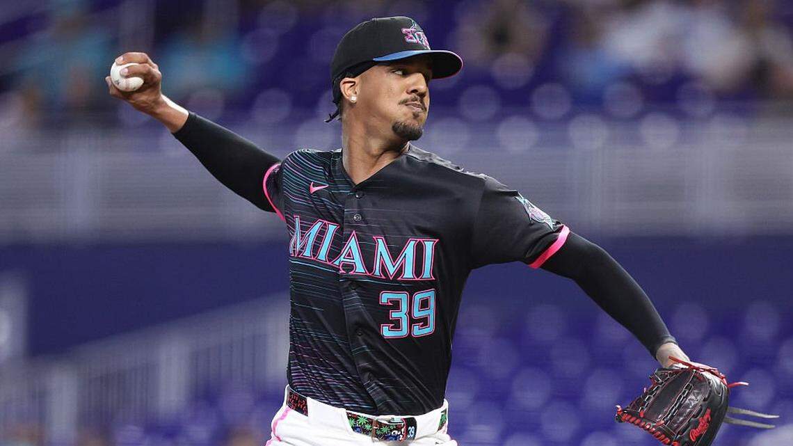Eury Perez dazzles in first start of 2026 as Marlins clinch series vs. Rockies