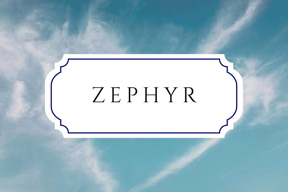unique nature names zephyr