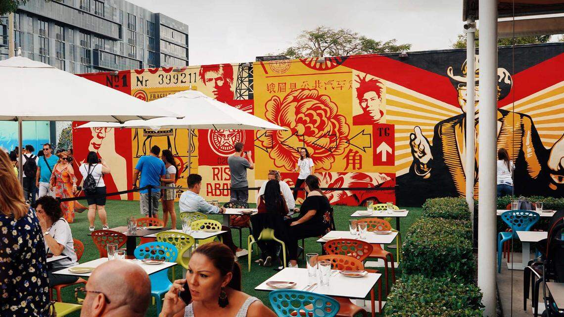 A new restaurant is coming to the former space of Wynwood Kitchen & Bar, with an outdoor patio that looks out on the murals of Shepard Fairey.