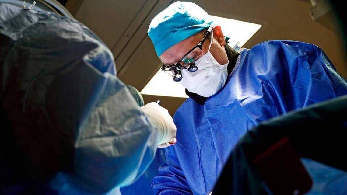 Dr. Allan Stewart, a cardiothoracic surgeon recruited by Baptist Health South Florida, performs surgery. Stewart was named chief of cardiac surgery for Baptist Health’s Miami Cardiac and Vascular Institute in June 2018 and heavily marketed in South Florida. But Stewart no longer sees patients for Baptist Health, and his separation from the hospital system was never announced or explained.