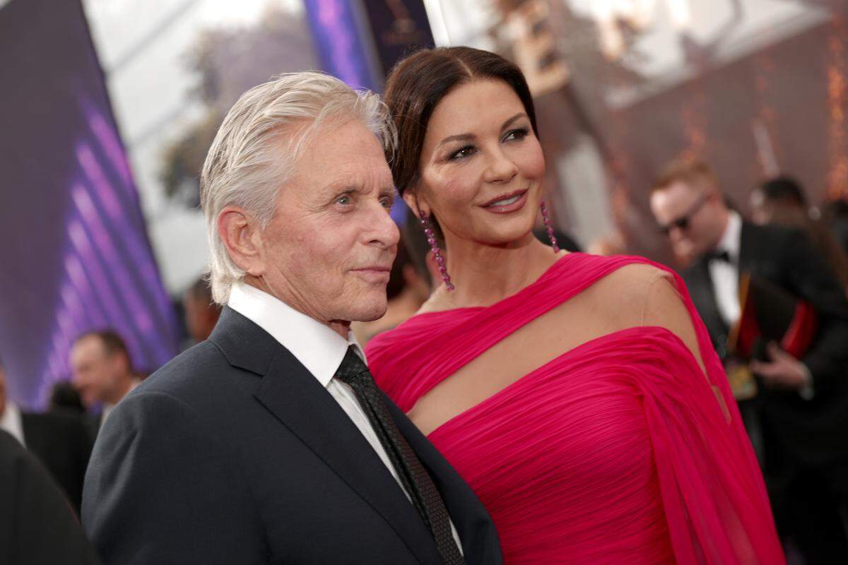 michael douglas and wife catherine zeta-jones