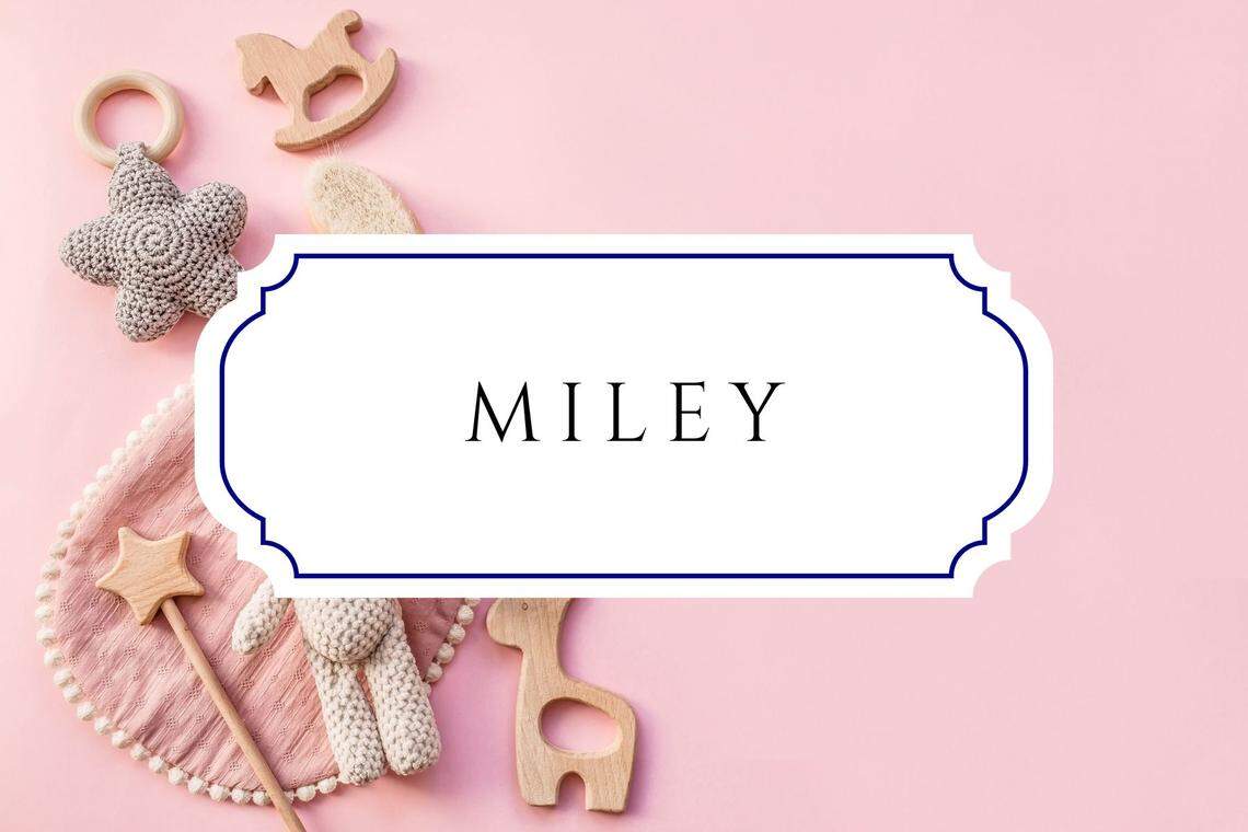 5 letter girl names miley