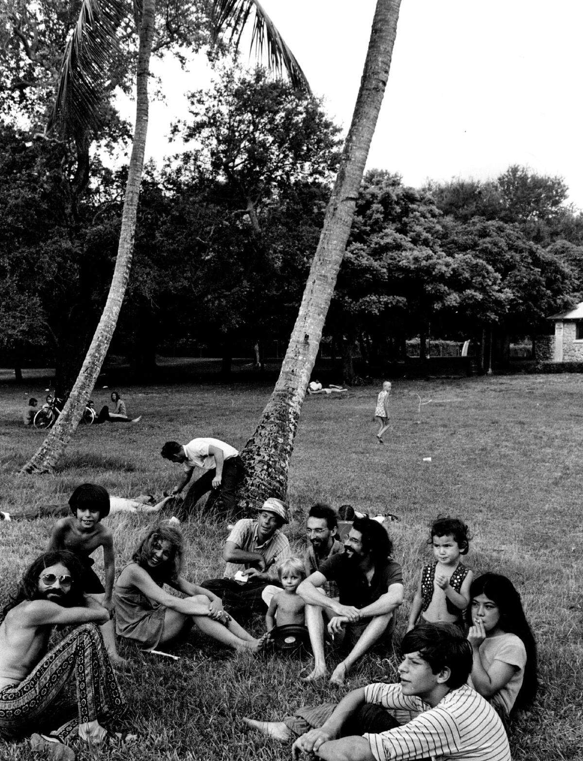 Free Thinkers in a Coconut Grive park in 1969.