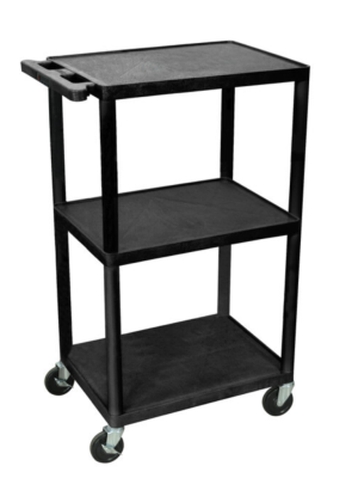 Luxor LP-DUO plastic A/V cart