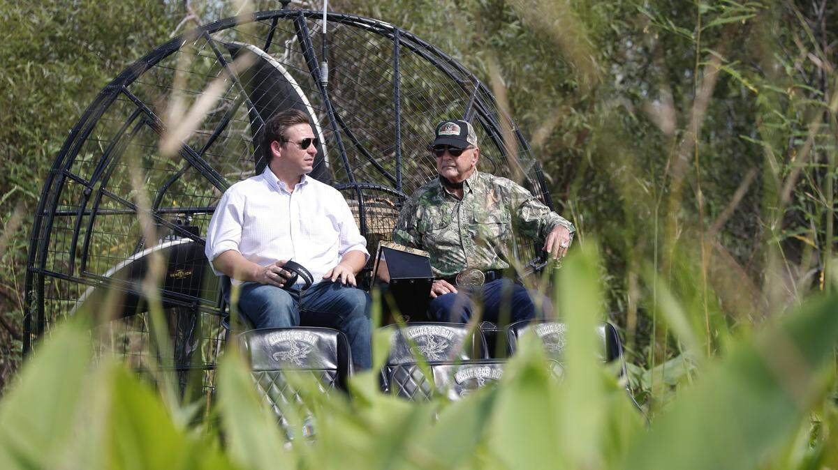 Florida Gov. Ron DeSantis made stewardship of the environment a centerpiece of his campaign. 