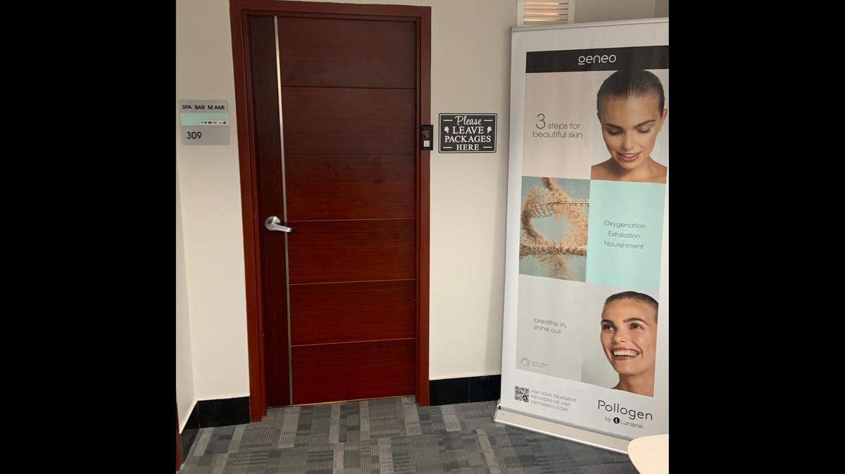 475 Biltmore Way, Suite 309, the doorway for Spa Bar Miami.